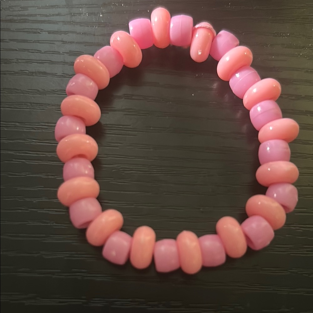 Pink Beaded Bracelet